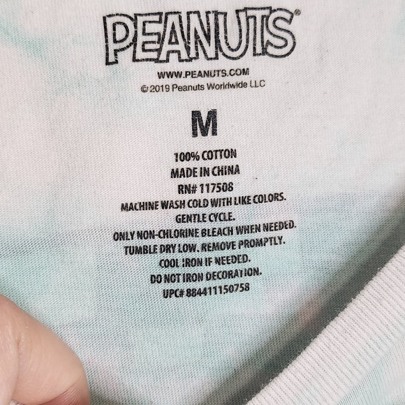 Snoopy Japanese Tie Dye Long Sleeve Shirt - Picture 6 of 8